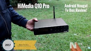 HiMedia Q10 Pro Review with Unboxing  Runs on Android Nougat 70 TV Box4K [upl. by Llerdnam]