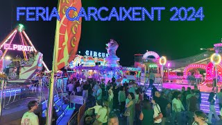 Feria atracciones Carcaixent 2024 [upl. by Ilrahs747]