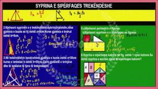 Matematika Klasa 7 Ushtrime Syprina e siperfaqes trekëndëshe [upl. by Nagy843]