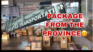 CLAIMING WAYBILL PACKAGE AT PARTAS TRANSPORTATION TERMINAL [upl. by Ametaf]