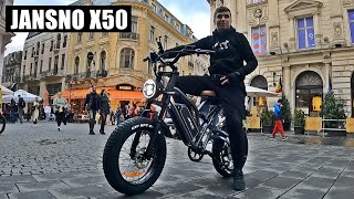 BICICLETA ASTA ATRAGE TOATE PRIVIRILE JANSNO X50 EBIKE [upl. by Assirem795]