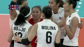 SEA Games 2019 Philippines VS Indonesia Womens Division  Volleyball [upl. by Oidacra]