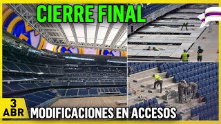 💥 MUCHO OJO al INTERIOR ⚠️OBRAS del SANTIAGO BERNABÉU 3 Abril 2024 [upl. by Keen]