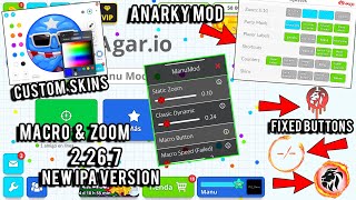 XELAHOT MACRO AND ZOOM TUTORIAL  XELAHOT IPA  ANARKY MOD  2267  NO JAILBREAK  AGARIO MOBILE [upl. by Anirtruc790]