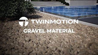 Twinmotion 20241  Perfect Gravel Material StepByStep Tutorial [upl. by Garvy]