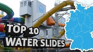 TOP10 Die extremsten Wasserrutschen Deutschlands  Germanys most extreme water slides [upl. by Suolhcin]