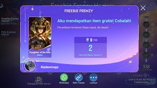 Tutorial membagikan skin event Freebie Frenzy Honor Of Kings [upl. by Aicilif]