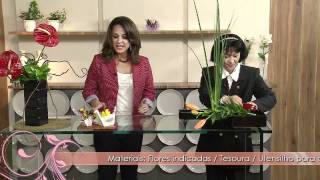 Aprenda a técnica milenar japonesa de arranjo de flores IKEBANA [upl. by Bertrand577]