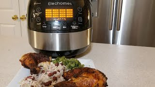 Elechomes Rice Cooker 16in1 10 cup Multicooker CR502 First Look Review Rice  Steam [upl. by Jarred]