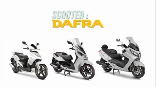 Scooters Dafra Motos  Cityclass 200iCitycom 300i e Maxsym 400i [upl. by Nylyahs]