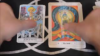 Rider Waite Thoth Tarot Side By Side Review [upl. by Nidnal]