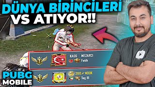 DÜNYA BİRİNCİLERİ VS ATIYOR  PUBG MOBILE [upl. by Strep]