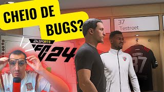 EA FC24  BUGS E ERROS NO MODO CARREIRA [upl. by Nynahs]