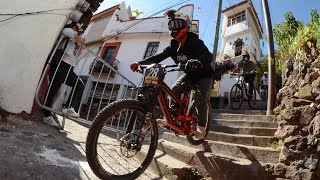 SICK URBAN DOWNHILL MTB TRAIN IN TAXCO  MEXICO  Bienvenido Aguado [upl. by Efram]