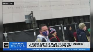 Maryland elections board member resigns after being charged in Jan 6 Capitol riot [upl. by Stesha287]