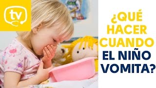 ¿Qué hacer cuando el niño vomita Consejos [upl. by See261]