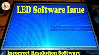 LED TV Software IssueUniversal Card Incorrect Panel Resolution Software Problem in UrduHindi [upl. by Urata]