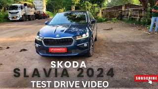 Skoda Slavia 2024 slavia test drive Review Varna vs slavia full detail video Skoda Slavia prestige [upl. by Nelubez]