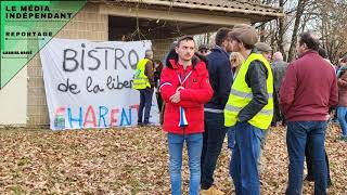 Charente Une partie du convoi de la liberté à MaineDeBoixe [upl. by Adnwahsat541]