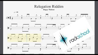 Relegation Riddim Rockschool Grade 2 Drums [upl. by Marston263]