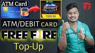 How To Top Up Diamonds In Free Fire With Atm Card  Debit Card Se Free Fire Me Diamond Kaise Le [upl. by Llenel]