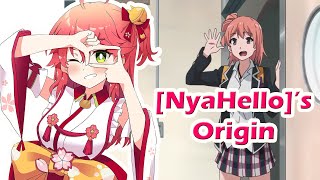 Sakura Miko  NyaHello s Origin HololiveEng Sub [upl. by Yvel]