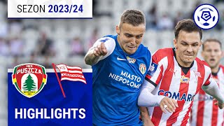 PUSZCZA  CRACOVIA  SKRÓT  Ekstraklasa 202324  12 kolejka [upl. by Ecneps]