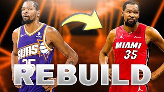 TRADING EVERY PLAYER SUNS REBUILD NBA 2K25 [upl. by Siari]