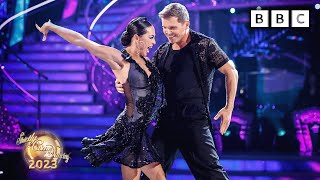 Nigel Harman and Katya Jones Salsa to Suavemente by Elvis Crespo ✨ BBC Strictly 2023 [upl. by Yenrab]