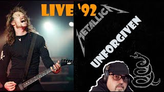 FIRST TIME SEEING METALLICA UNFORGIVEN LIVE 92 GENUINE REACTION [upl. by Shwalb997]