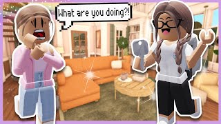 LIVING with my SISTER for 24 HOURS  Roblox Bloxburg Family Roleplay wvoices [upl. by Loria133]