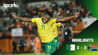 ALGERIA VS SOUTH AFRICA 3  3 HIGHLIGHTS amp GOALS FIFA SERIES HIGHLIGHTS [upl. by Arza]