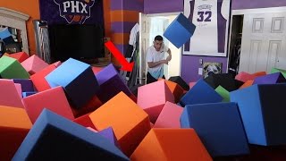 INSANE FOAM PIT IN ROOM SCARE PRANK COMPLETELY FULL  FaZe Rug [upl. by Domash912]