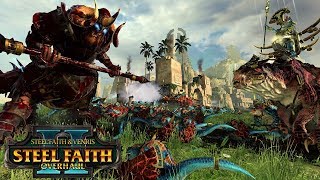 A CLASH OF TITANS  Kholek vs KroqGar SFO  Total War Warhammer 2 Gameplay [upl. by Garett]