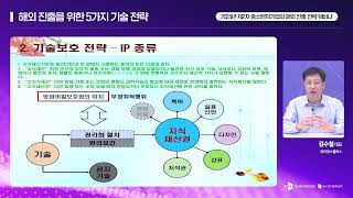 2024년 제2차 중소기업의 해외진출 전략 웨비나 기술잇다  해외진출을 위한 5가지 기술전략 [upl. by Ahtelra]