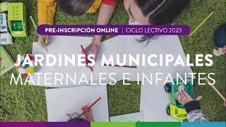 Tutorial ► Preinscripciones Jardines Municipales 2023 [upl. by Emsoc]