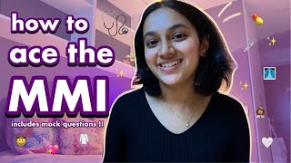 How to ACE the MMI MEDICAL SCHOOL INTERVIEW in 2023 5 tips  MOCK interview [upl. by Najar]