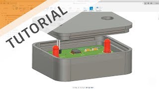 Creating PCB Enclosures with EAGLE and Fusion 360  Part 3 [upl. by Kendra12]