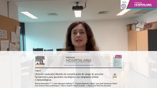 Entrevistas Revista Farmacia Hospitalaria Estratificación en Oncohematología Volumen 48 Número 3 [upl. by Destinee]