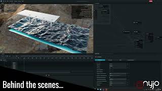 LiquiGen v03  Houdini Ocean Simulation Preview [upl. by Meenen884]