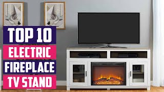 Top 10 Best Corner Electric Fireplace Tv Stands in 2024  Expert Reviews Our Top Choices [upl. by Sanyu]