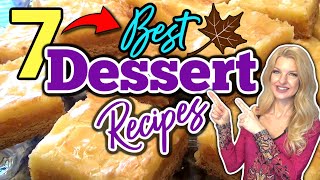 7 ⭐️Best⭐️ FALL DESSERT RECIPES you seriously NEED in your LIFE  Easy DESSERT RECIPES will Love [upl. by Ljoka]