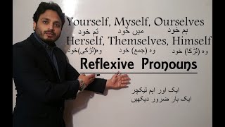 Myself Yourself Ourselves Herself Himself  Reflexive Pronoun  By Syed Ali Raza Kazmi [upl. by Koppel]