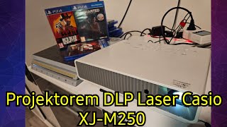 Test Projektora DLP Laser Casio XJM250 [upl. by Yar]