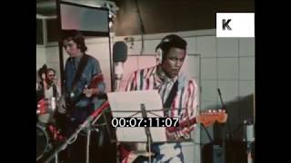 1970s Mike Vernon and Marshall Hooks in the Recording Studio  Premium Footage [upl. by Kieryt]