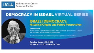 Israeli Democracy Historical Origins and Future Perspectives  lecture by Shlomo Avineri [upl. by Adrianne]