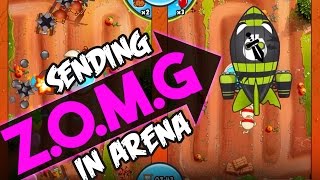 Bloons TD Battles  ZOMG IN ARENA  HE RAGE QUIT LOL  SO HILARIOUS [upl. by Inalel]