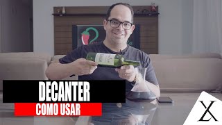 Como decantar vinho utilizando decanter  Luxuosidades [upl. by Ecallaw]