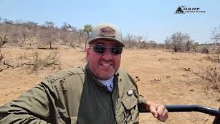 Petes second day in Africa his first day in the African Bush Looking to HART an Elephant bull [upl. by Ellerrehc]