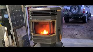 Whitfield quotQuestquot Pellet stove [upl. by Cock]